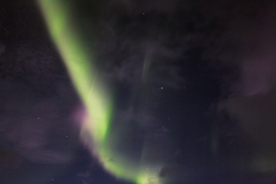 Northern Lights, Hvalfjörður, Iceland, March 2012