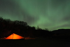 Northern Lights in Þingvellir National Park (part 3), October 2012
